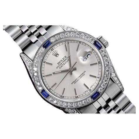 quadrante rolex fiori|Rolex Datejust 36 Vintage DateJust 1601 quadrante argento full set.